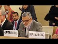 Sajjad Raja addressing 43rd Session at United Nations Human Rights Council General Assembly.