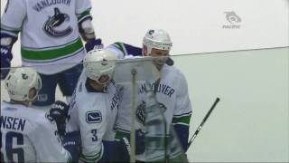 Canucks at Predators - Aaron Rome 3-1 Goal - 03.29.11 - HD