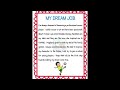 Essay on MY DREAM | My dream job essay in english