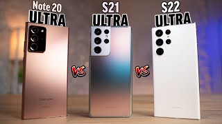 S22 Ultra vs S21 Ultra vs Note 20 Ultra - We were Shocked!