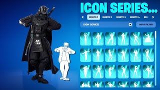 ALL FORTNITE ICON SERIES DANCES \u0026 EMOTES