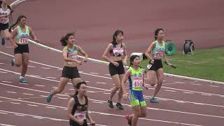 1110217新北市中等學校運動會 國女甲 4X100M接力決賽 五峰國中