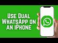 How To Use Two WhatsApp Account in iPhone How To Use Dual WhatsApp in iPhone   Two WhatsApp iOS