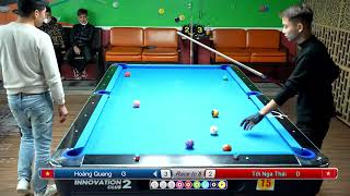 Giải Pool 9 Ball Nội Bộ Nga Sơn Lần 2 Năm 2023 II Hoàng Quang vs Tới Nga Thái