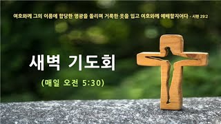 부산 효성 교회 새벽 기도회(2024. 10. 14)