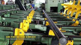 100mm兩輥矯直+削皮機2-roll str. machine and peeling machine line for 100mm