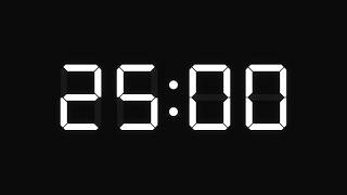 25 Minute Timer with Alarm – 1500 Second Countdown