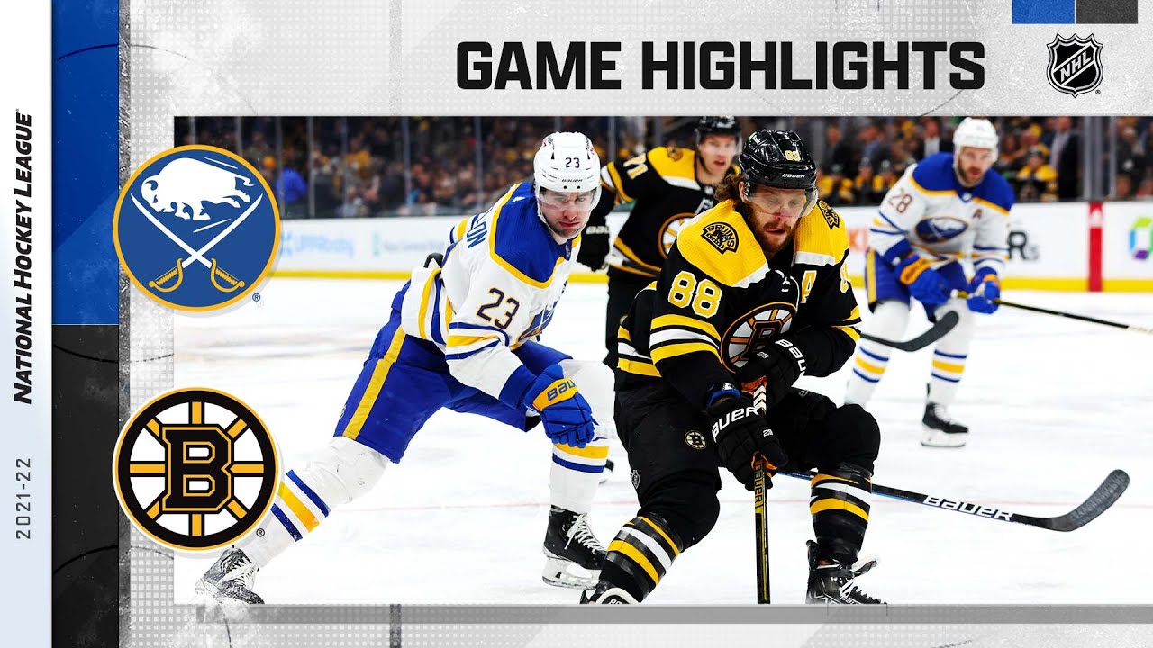 Sabres @ Bruins 4/28 L NHL Highlights 2022 - YouTube