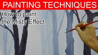 How to Paint the Misty Effect in Acrylic by JM Lisondra