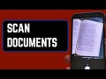 How to Scan Documents in android Phone