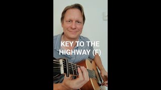 Key To The Highway 8 bar blues | Fingerstyle guitar mini lesson