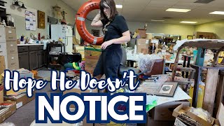 Hope He DOESN'T NOTICE | Reselling Behind the Scenes | Crazy Lamp Lady