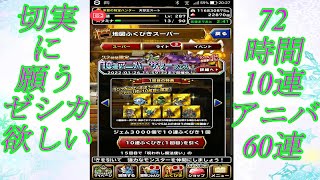 【DQMSL】　72時間限定アニバーサリーフェス！頼む出てくれゼシカ！（60連）