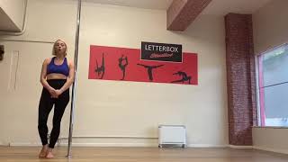 Pole dance shouldermount bounce tutorial