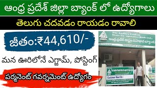 Andhra Pradesh District bank Jobs 2025 || Telugu Bank jobs in andhra pradesh districts || Bank jobs