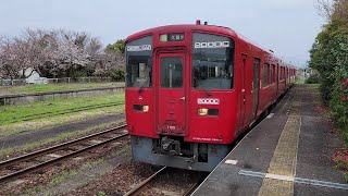 【JR九州】キハ200系気動車　田主丸駅到着