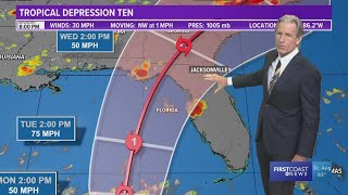 Tracking the Tropics: Tropical Storm Ten could impact Florida (8PM update)