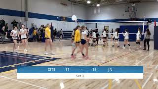 Sr Girls’ volleyball NNEOAA #1 JN vs Cité