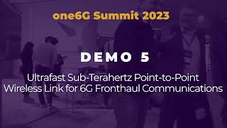 Ultrafast Sub-Terahertz Point-to-Point Wireless Link for 6G Fronthaul Communications - Demo 5