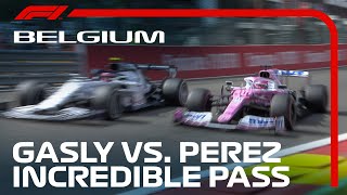 Pierre Gasly’s Sensational Overtake Through Eau Rouge | 2020 Belgian Grand Prix