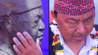 Jiwan Poudel Carves Statue Of Tara Subba (Mayor of Dharan) Under 1 Hour