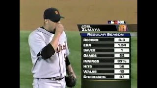 2006 ALCS Game 1 Joel Zumaya blows up the radar gun