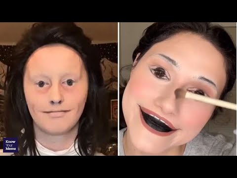 Tiktokers Explore The Uncanny Valley With Creepy New Makeup Trend