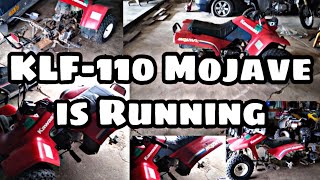 The FREE Mojave 110cc is Back Together and RUNNING!! (RARE 1988 Kawasaki Mojave KLF-110)