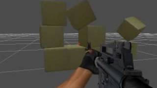[C/C++/OpenGL] Rigid-Body Physics Simulation (2004)