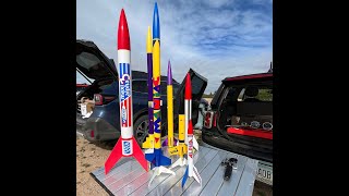 Model Rocket Launches Winter 2023 Udall Park Tucson Arizona