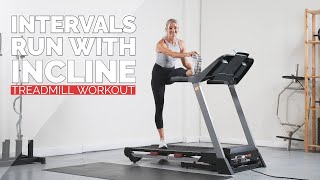 15 Minute Treadmill Intervals Run with Incline Workout