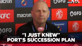 'It took some time' Ken Hinkley opens up on adjusting to Port Adelaide's succession plan | Fox Footy