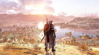 Assassin's Creed Origins Stealth Kills, Brutal Finishing Moves, Rock Climbing \u0026 Animal Battles