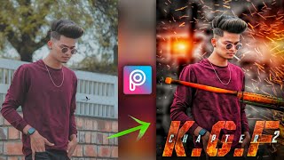 KGF Chapter 2 Photo Editing ||| PicsArt Photo Editing Tutorial  - XyaaEdits🔥