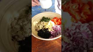 Vegan Meal Prep Pasta Salad Recipe #recipe #plantbased #pastasalad #food #healthyrecipe #healthy