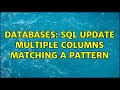 Databases: SQL update multiple columns matching a pattern