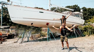 SALVAGE SAILBOAT Auction - How much it cost? Was it worth it? (Q&A) | Expedition Evans 45