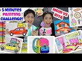 5 Minutes Painting🎨🖌Challenge!🤩🎀 | *MOM VS RIYA* | Riya's Amazing World