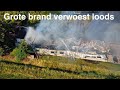 Zeer grote brand verwoest schuur boerderij Finsterwolde