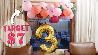 $7 Target Balloon Arch Kit! DIY Step by Step Tutorial (EASY)