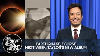 Solar Eclipse Grips Nation a Week Before Taylor Swift’s New Album | The Tonight