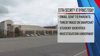 Byrnes High increases security Wednesday after serious threat on campus