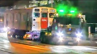 【京急蒲田駅前】相鉄7000系クハ7712 廃車体陸送【東京都大田区】