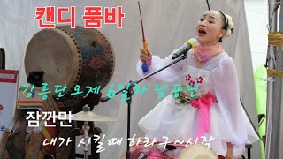 #캔디품바#강릉단오제# 6일차 공연#연일 대박~잠깐만 내가 시킬때 해~~