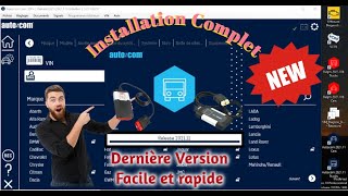 Installation de la dernière Autocom diagnostic complet facile et rapide ✅⚡