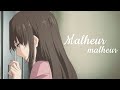 Nightcore AMV - Malheur malheur lyrics HD