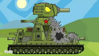 KV-44M HomeAnimations VS KV-44M2 Part 2 - Cartoons about tanks