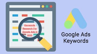 Keywords Research For Google Ads