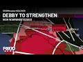 Tropical Storm Debby is expected to strengthen in the Gulf of Mexico