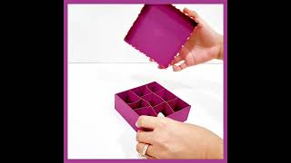 9 Cavity Box {Purple Gold}